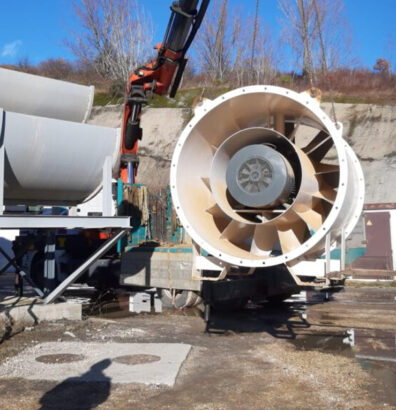FERROVIARIO: SUSTITUCION DE VENTILADOR 250 KW EN LA VARIANTE DE LOS TUNELES DE PAJARES