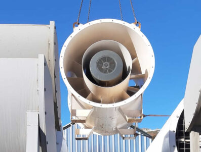 FERROVIARIO: SUSTITUCION DE VENTILADOR 250 KW EN LA VARIANTE DE LOS TUNELES DE PAJARES